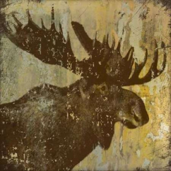 Lodge Moose Poster Print by Stephanie Marrott-VARPDXSM9478 Image 2