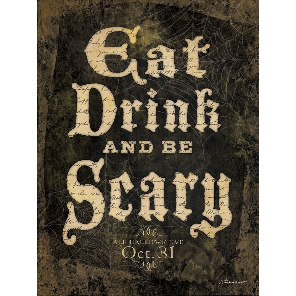 Eat Drink and Be Scary Poster Print by Stephanie Marrott-VARPDXSM9774 Image 1