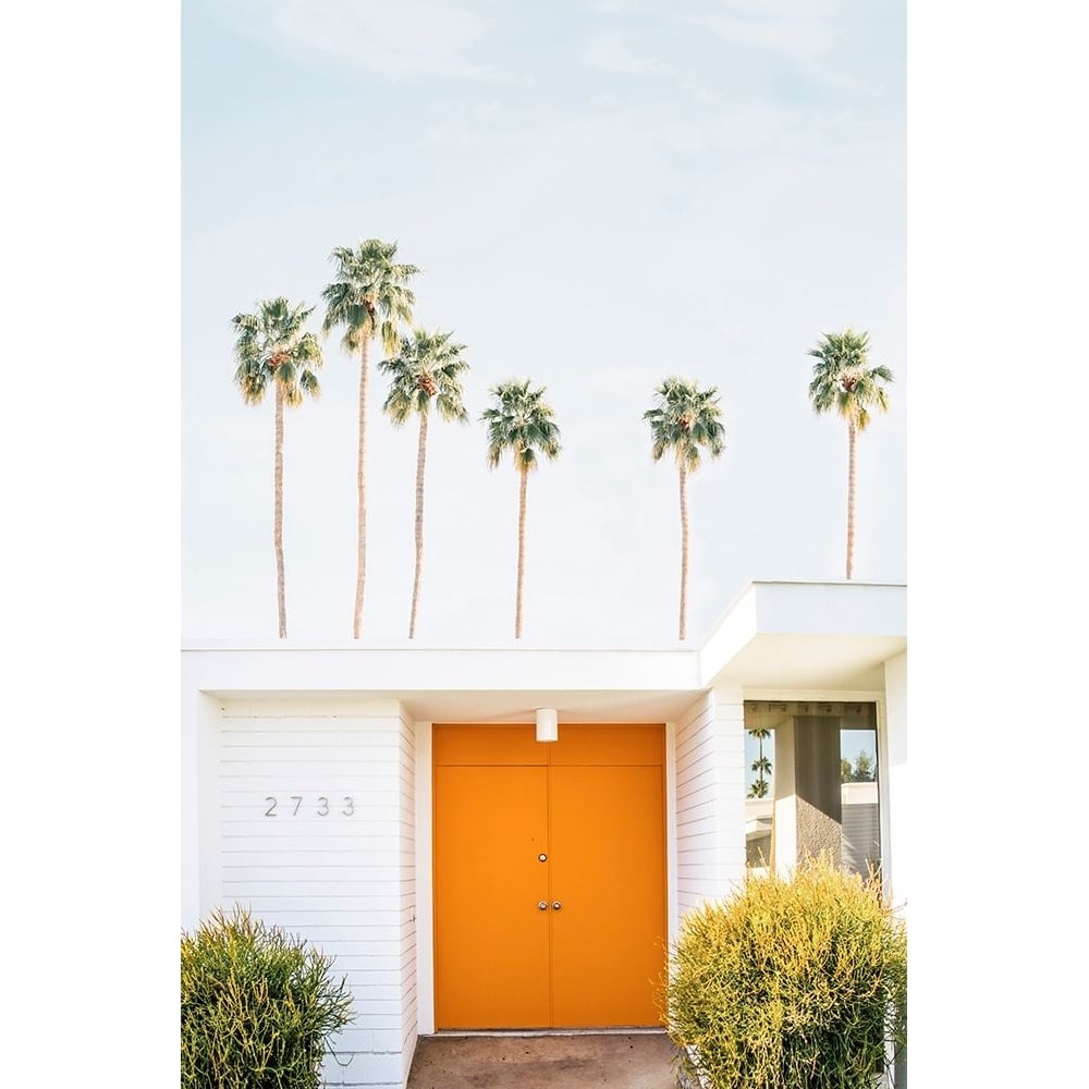 Palm Springs Orange Door Poster Print - and Seb Sisi-VARPDXSS0231 Image 1