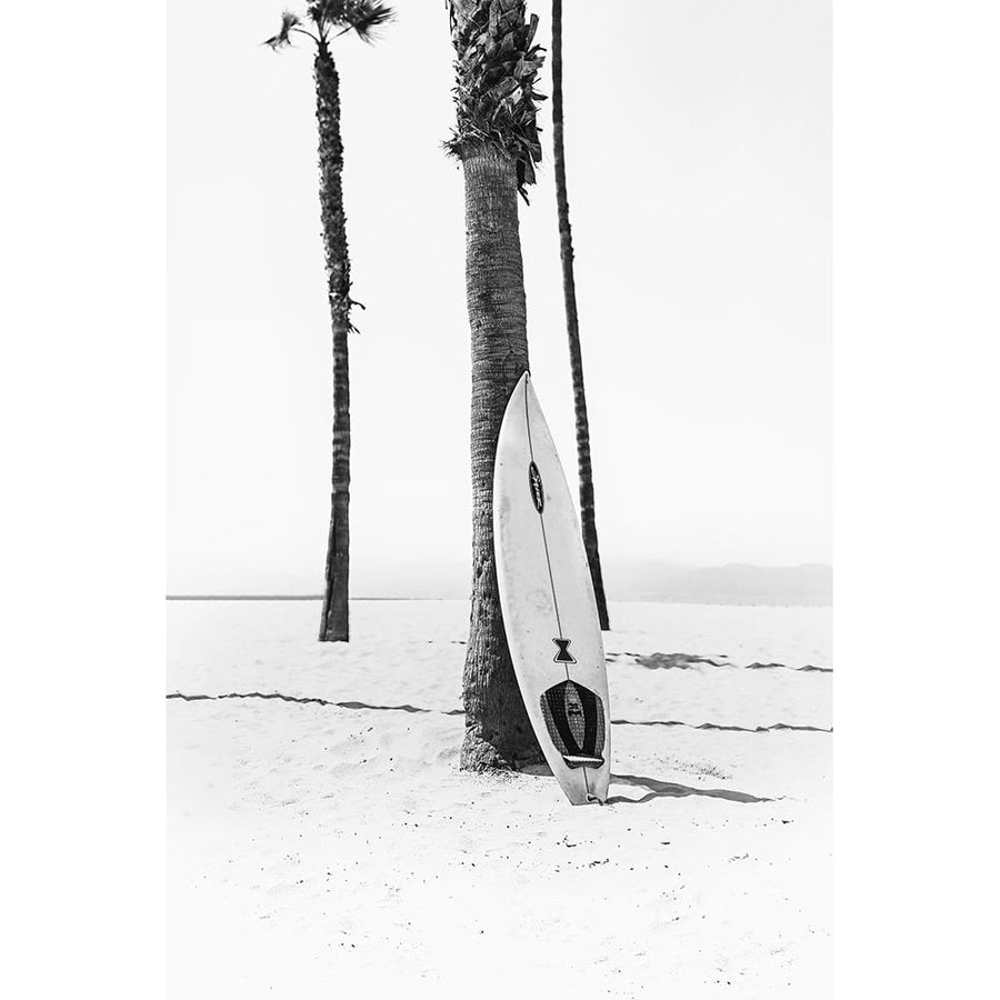 Surf Board In Black And White Poster Print - and Seb Sisi-VARPDXSS0336 Image 1