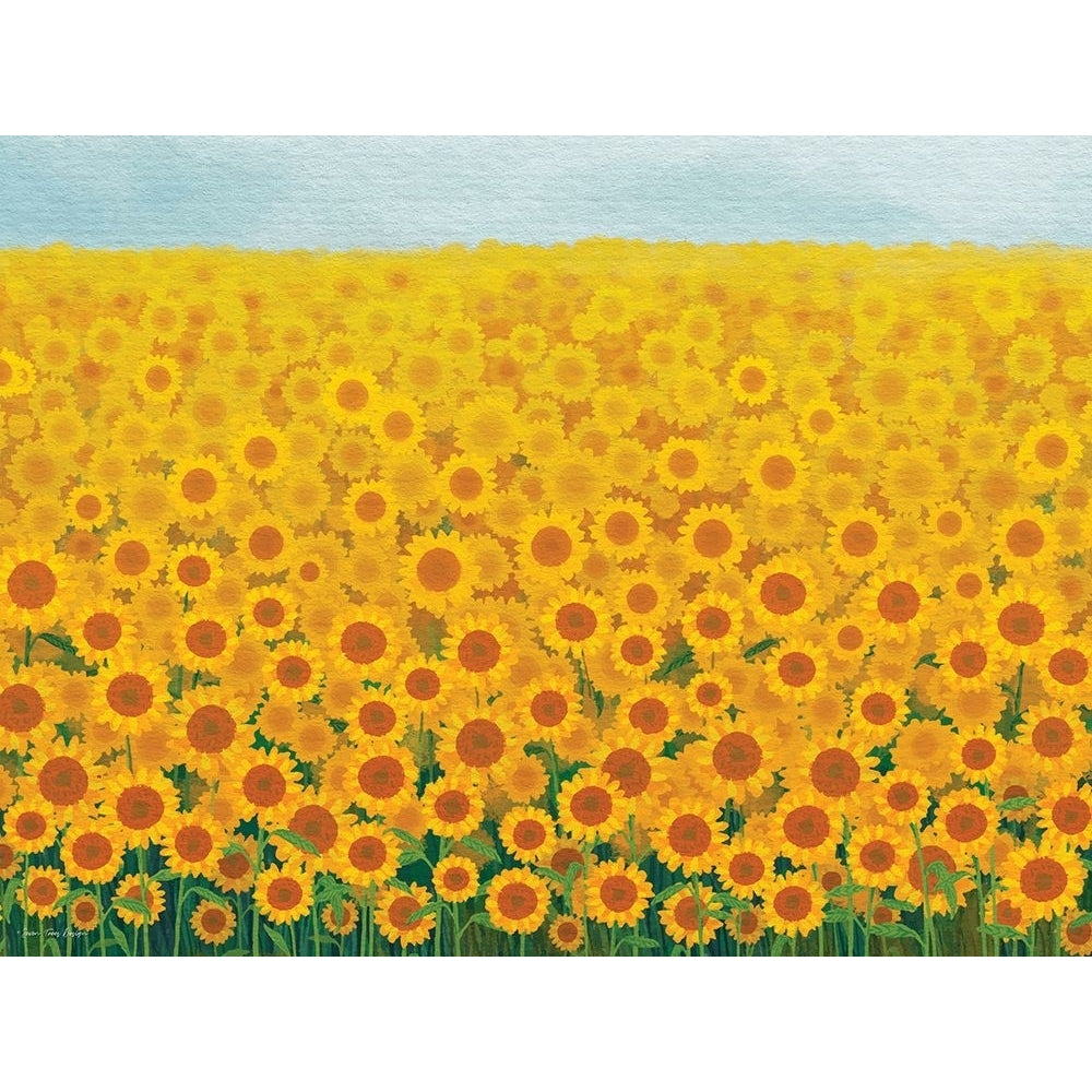 Field of Sunflowers Poster Print - Seven Trees Design-VARPDXST1004 Image 1