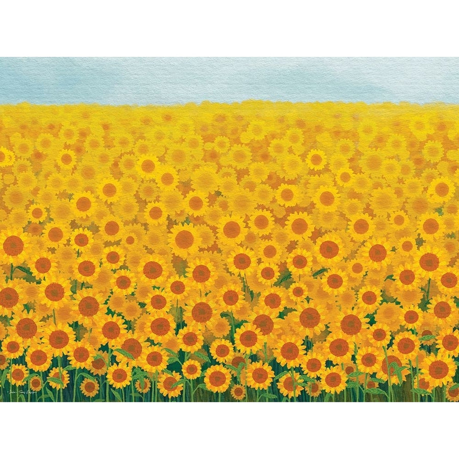 Field of Sunflowers Poster Print - Seven Trees Design-VARPDXST1004 Image 1