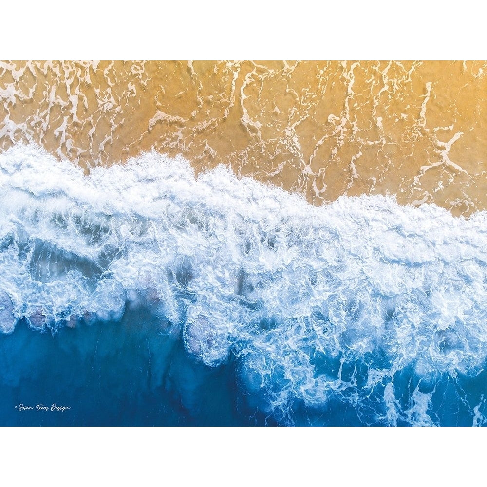 Ocean Meets Sand II Poster Print by Seven Trees Design Seven Trees Design-VARPDXST192 Image 1