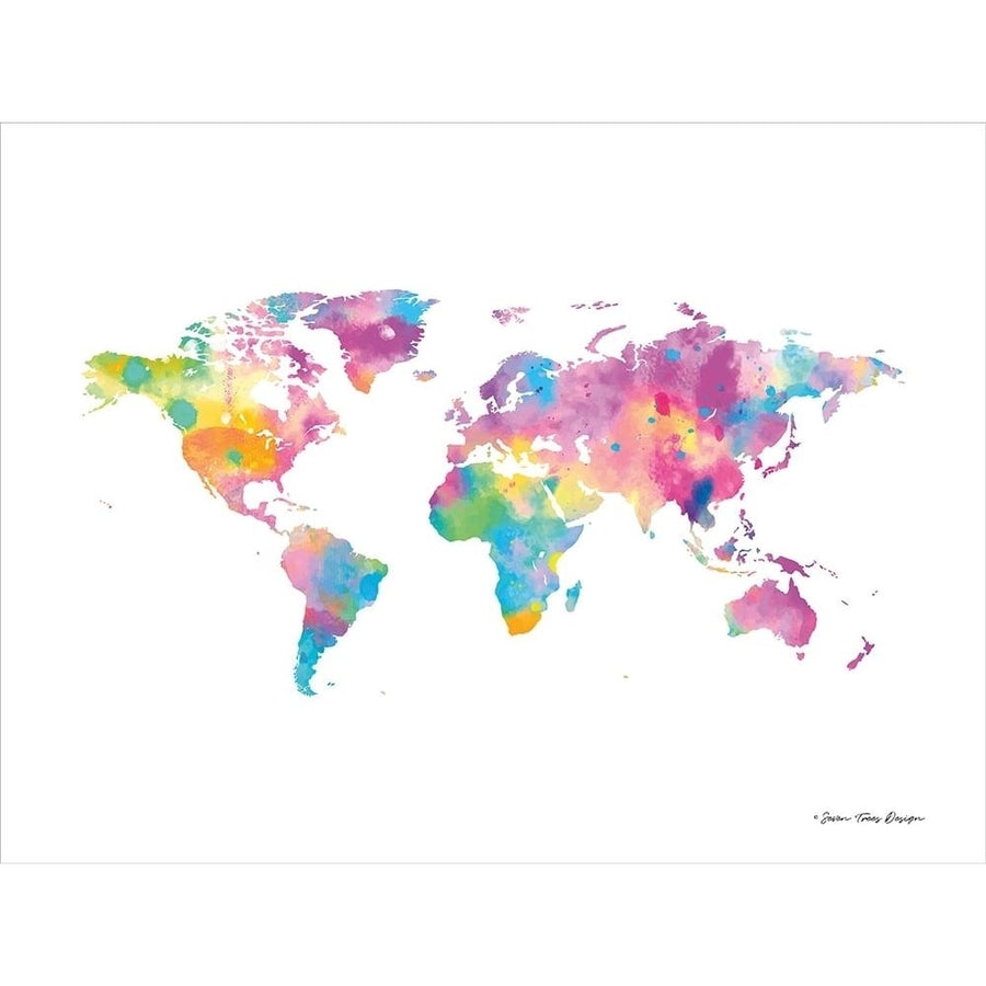 Watercolor World Poster Print by Seven Trees Design Seven Trees Design-VARPDXST290 Image 1