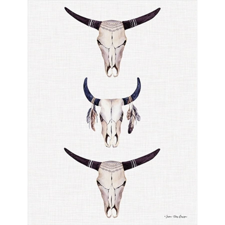 Boho Steer Head III Poster Print by Seven Trees Design Seven Trees Design-VARPDXST305 Image 1