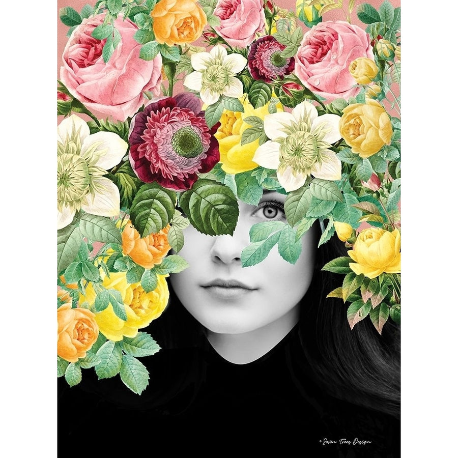 The Girl and the Flowers Poster Print by Seven Trees Design Seven Trees Design-VARPDXST564 Image 1