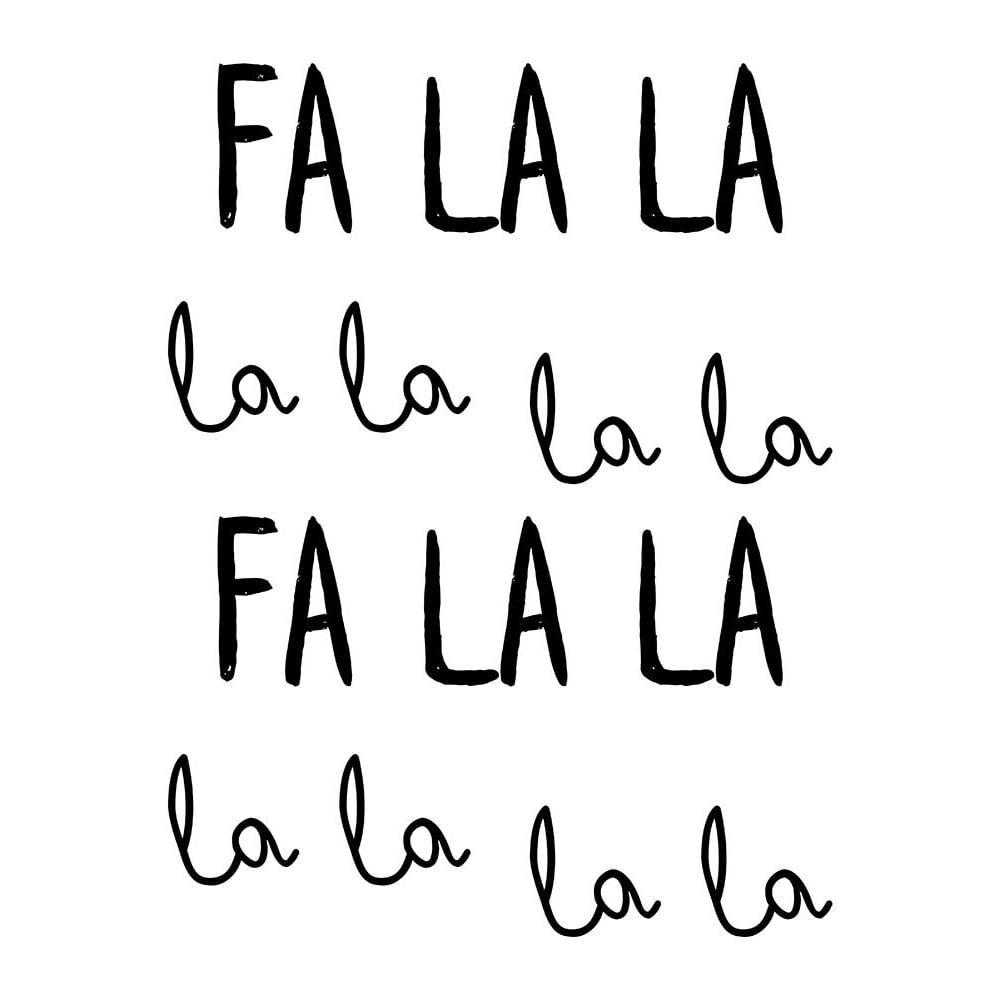 Fa La La Poster Print by Seven Trees Design Seven Trees Design-VARPDXST609 Image 1