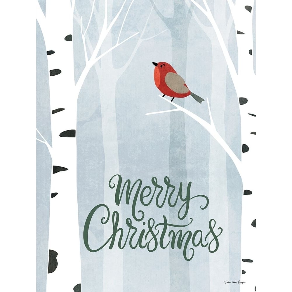 Merry Christmas Forest Poster Print by Seven Trees Design Seven Trees Design-VARPDXST643 Image 1