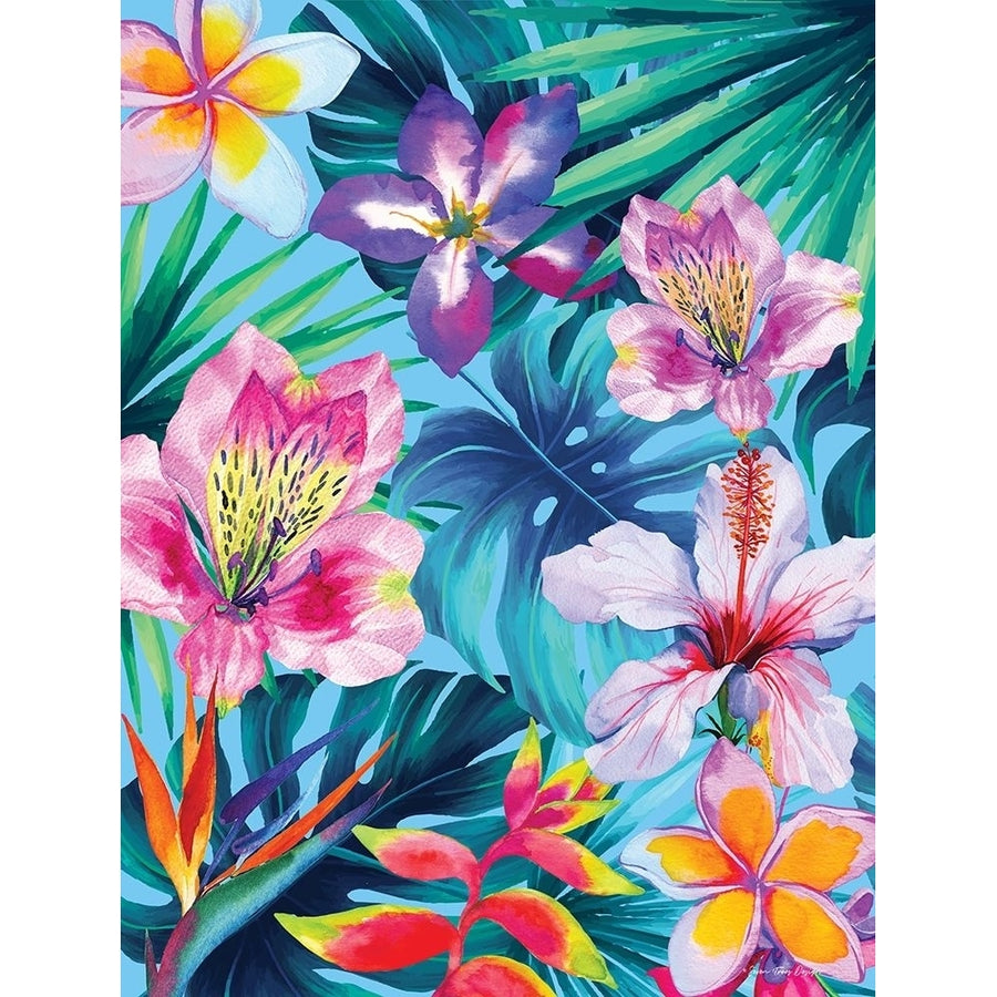 Tropical Flowers Poster Print by Seven Trees Design Seven Trees Design-VARPDXST700 Image 1