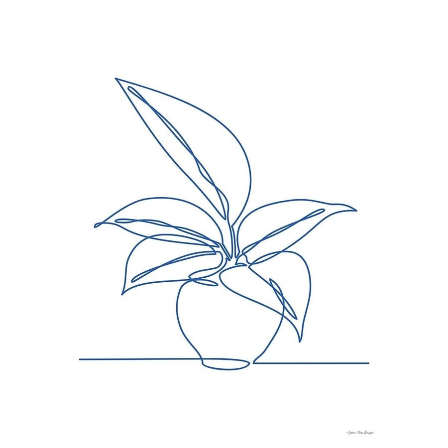 One Line Plant I Poster Print - Seven Trees Design-VARPDXST969 Image 1