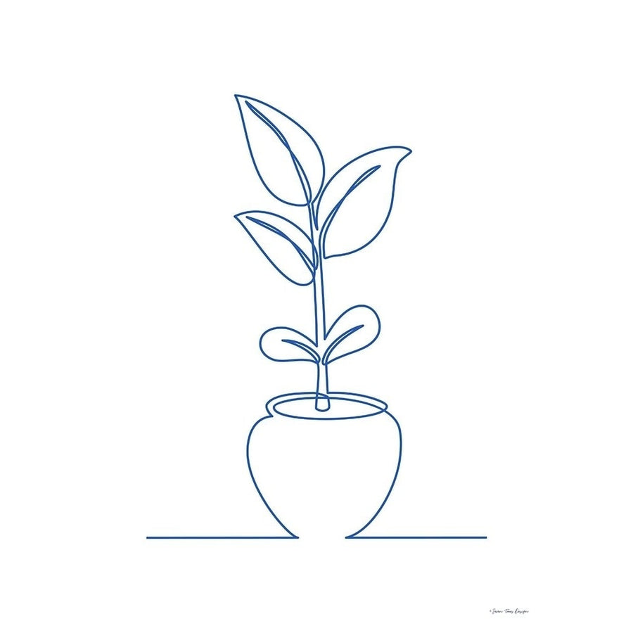 One Line Plant II Poster Print - Seven Trees Design-VARPDXST970 Image 1