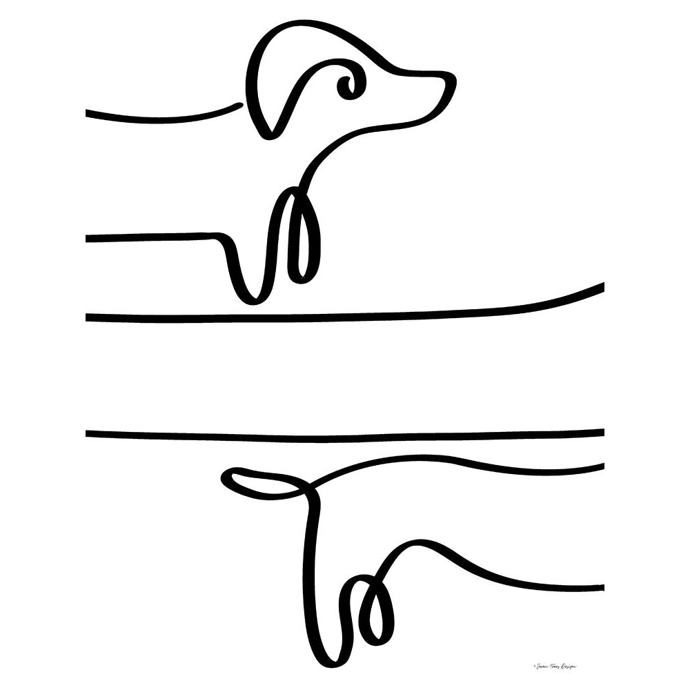 One Line Dachshund by Seven Trees Design-VARPDXST963 Image 1