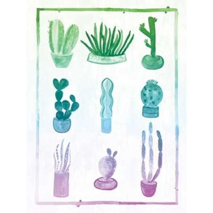 Ombre Cactus Poster Print by Ashley Sta Teresa-VARPDXSTA167 Image 1