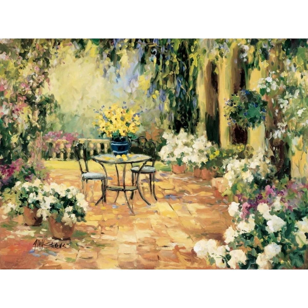 Floral Courtyard Poster Print by Allayn Stevens-VARPDXSTE31 Image 2