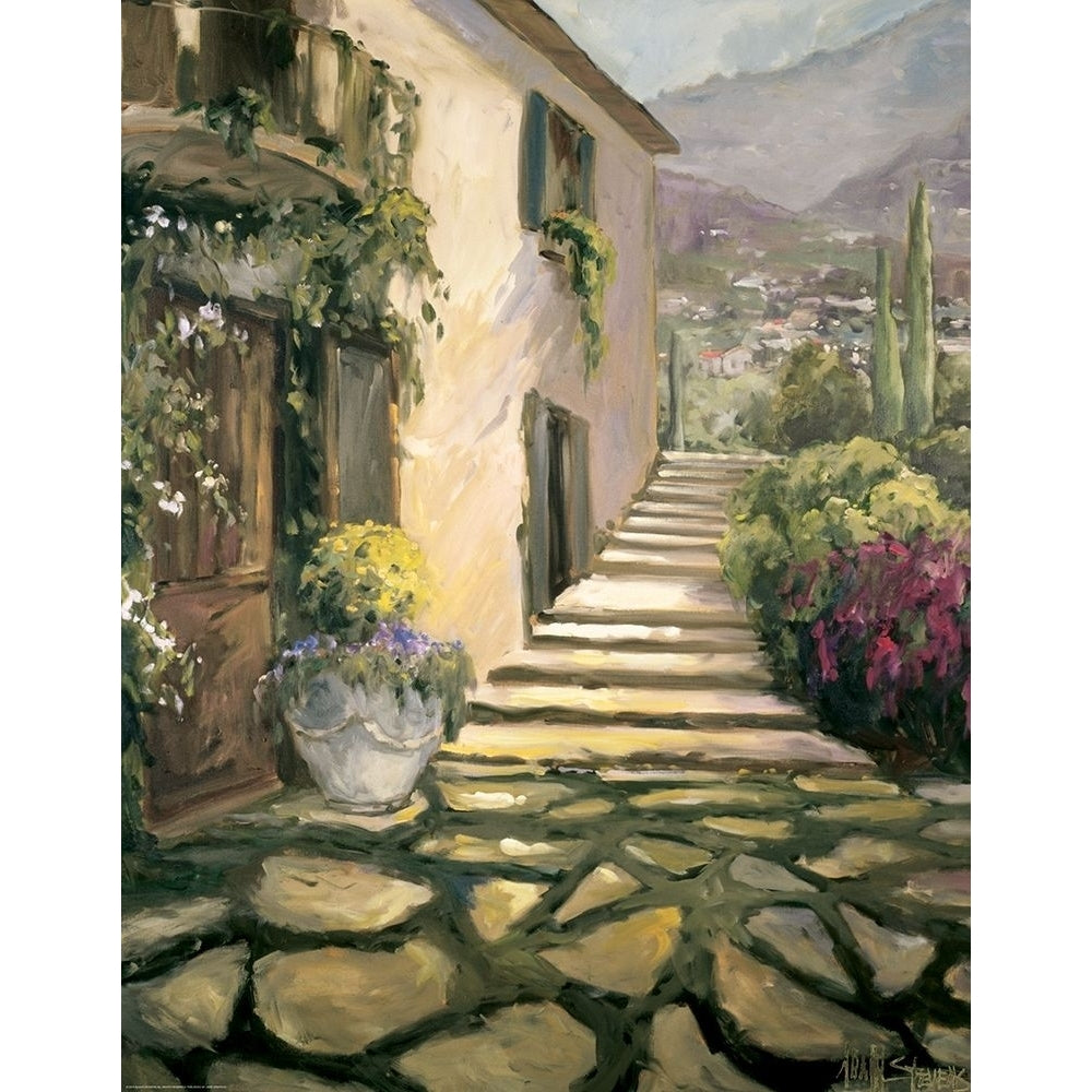 Sunlit Villa II Poster Print by Allayn Stevens-VARPDXSTE73 Image 1