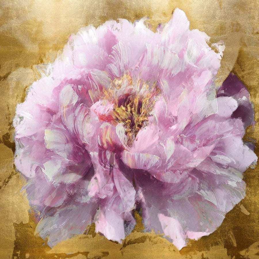 Solo Pink on Gold II Poster Print by Shawna Sullivan-VARPDXSU116272 Image 1