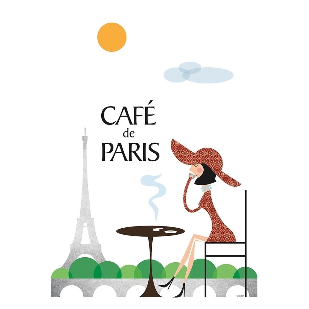 Cafe de Paris Poster Print by Tomas Design-VARPDXT617D Image 1