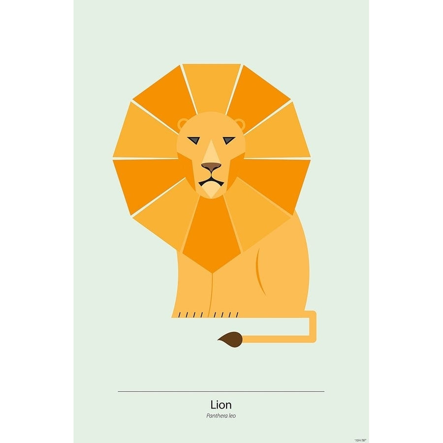 Lion Poster Print by Tomas Design-VARPDXT621D Image 1