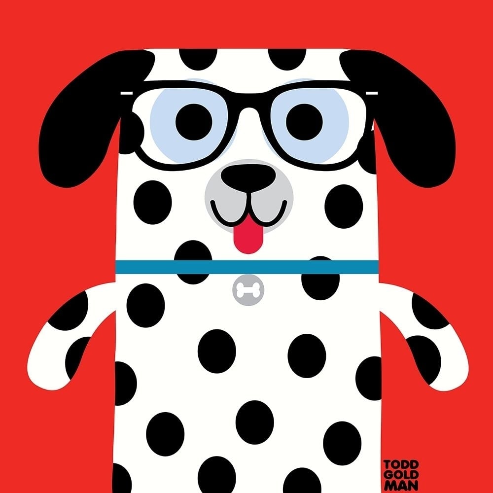 Bow Wow Dalmation Poster Print by Todd Art Todd Art-VARPDXT701D Image 1