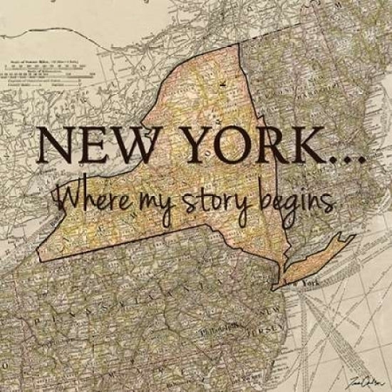 York Story Poster Print by Tina Carlson-VARPDXTCSQ201A Image 1