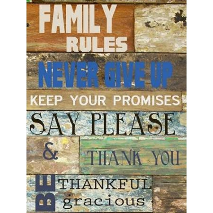 Family Rules Cools Poster Print by Taylor Greene-VARPDXTG3RC193A Image 2