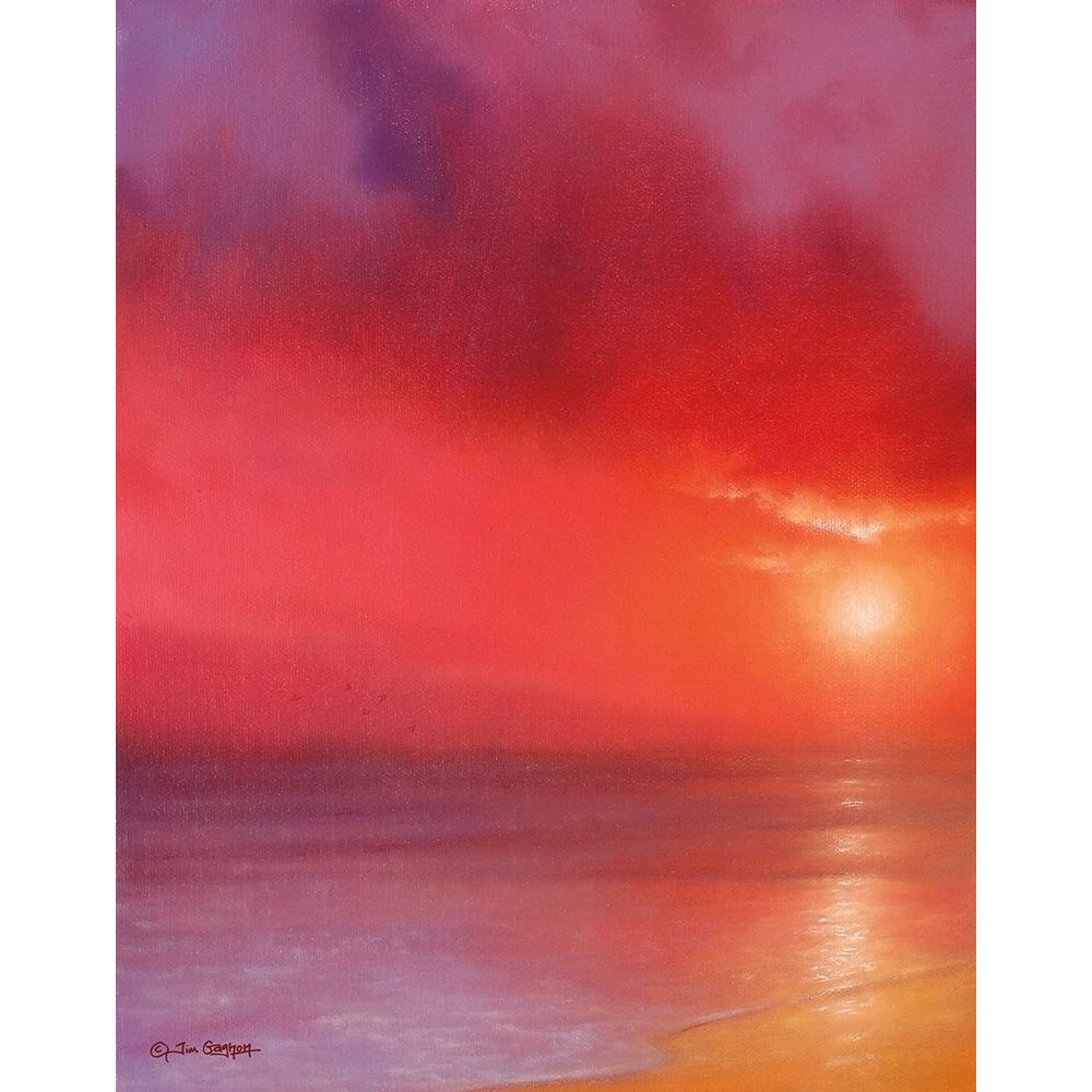 Sunset in Red Poster Print by Tim Gagnon-VARPDXTGAR137 Image 1