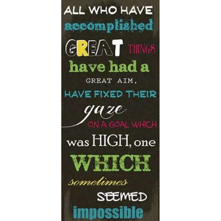 ALL WHO HAVE N Poster Print by Taylor Greene-VARPDXTGPL041N Image 1