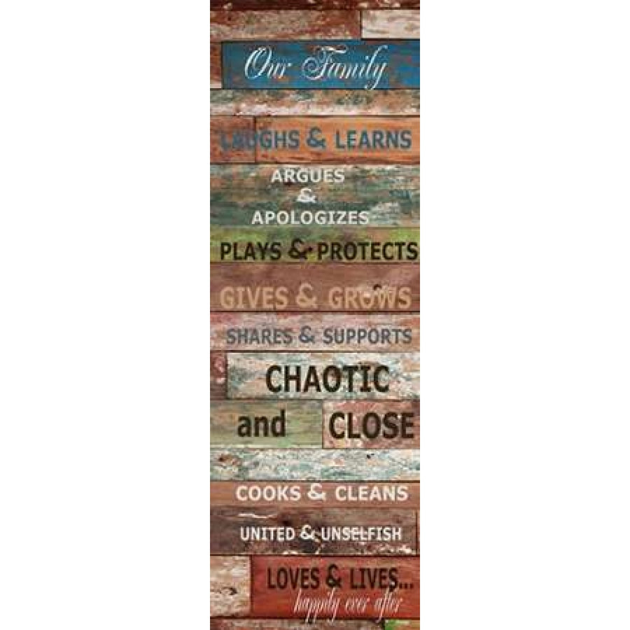 OUR FAMILY RUSTIC Poster Print by Taylor Greene-VARPDXTGPL126B Image 1