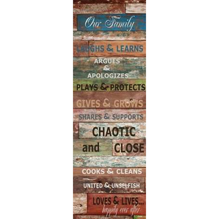 OUR FAMILY RUSTIC Poster Print by Taylor Greene-VARPDXTGPL126B Image 2