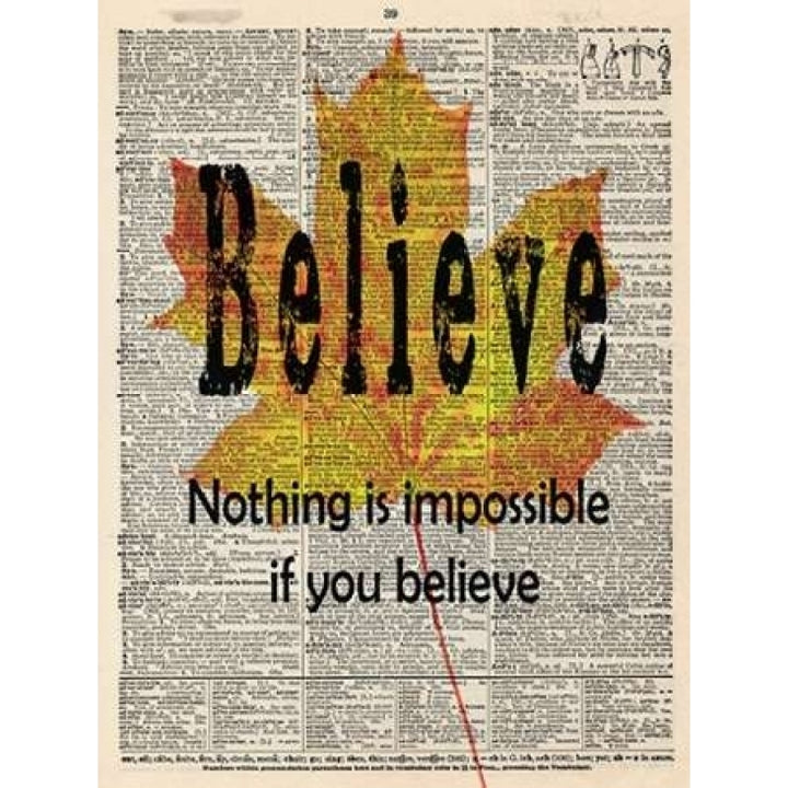 BELIEVE Poster Print by Taylor Greene-VARPDXTGRC079A Image 2