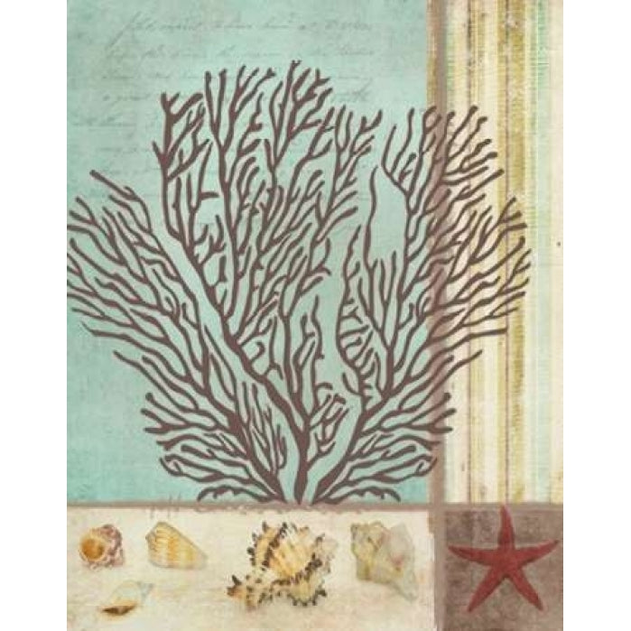 CORAL DECOUPAGE II Poster Print by Taylor Greene-VARPDXTGRC083B Image 1