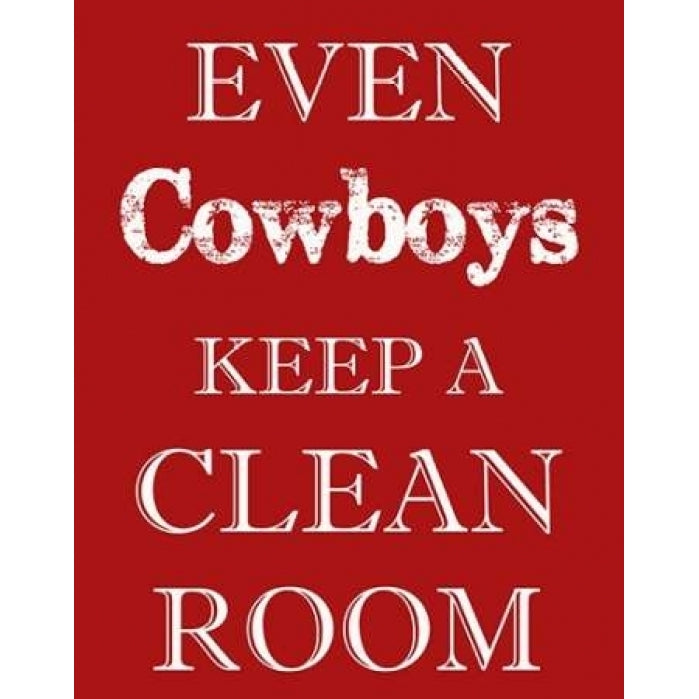 COWBOYS CLEAN ROOM Poster Print by Taylor Greene-VARPDXTGRC134A Image 1