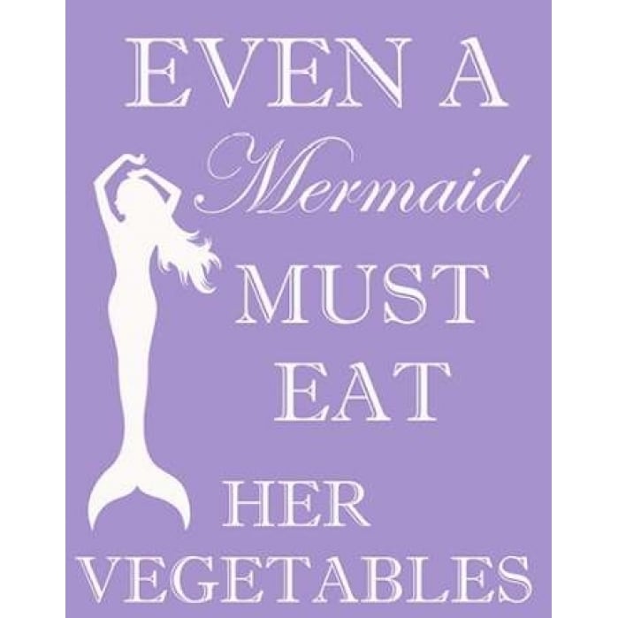 MERMAID MUST EAT Poster Print by Taylor Greene-VARPDXTGRC136C Image 1