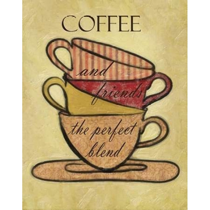 COFFEE AND FRIENDS Poster Print by Taylor Greene-VARPDXTGRC138D Image 1