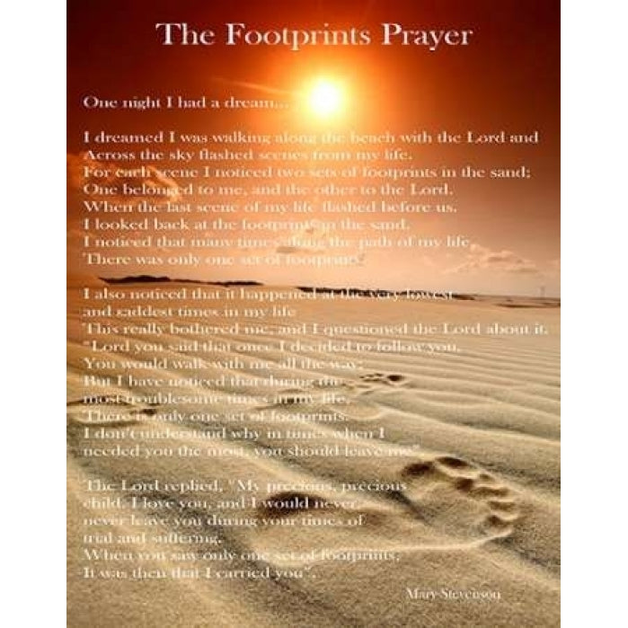 The Footprints Poster Print by Taylor Greene-VARPDXTGRC163A Image 1