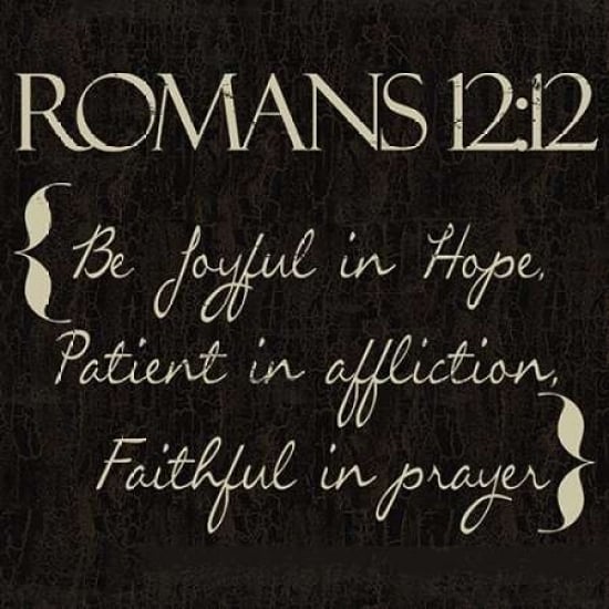 Romans 12-12 Poster Print by Taylor Greene-VARPDXTGSQ086T Image 2