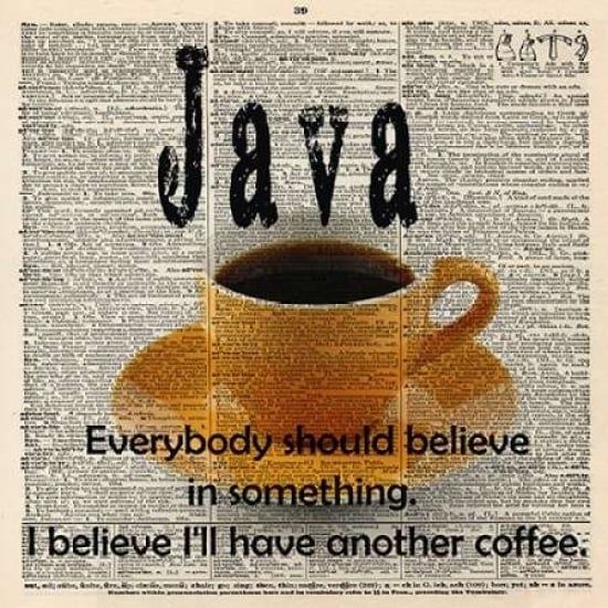 JAVA Poster Print by Taylor Greene-VARPDXTGSQ173B Image 1