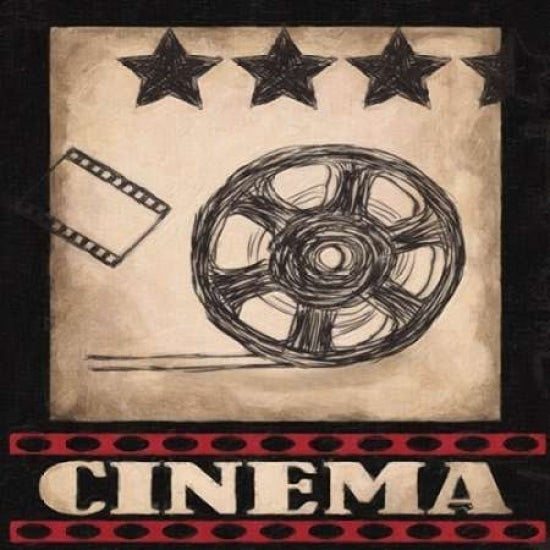 Cinema Poster Print by Taylor Greene-VARPDXTGSQ281A Image 1