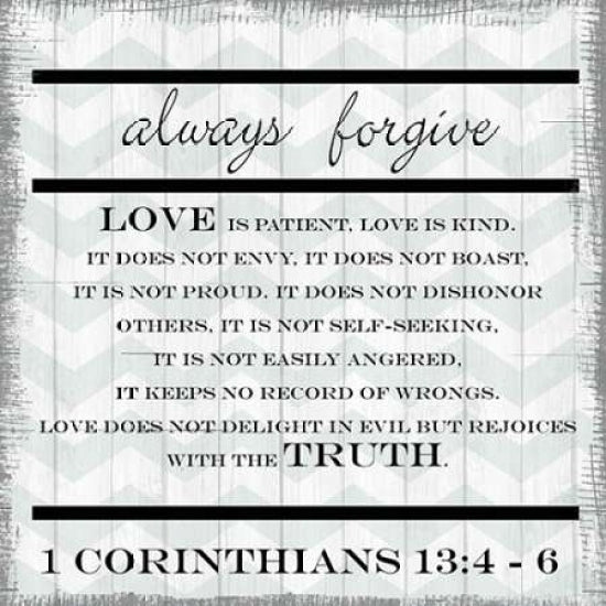 Always Forgive Poster Print by Taylor Greene-VARPDXTGSQ353A Image 1