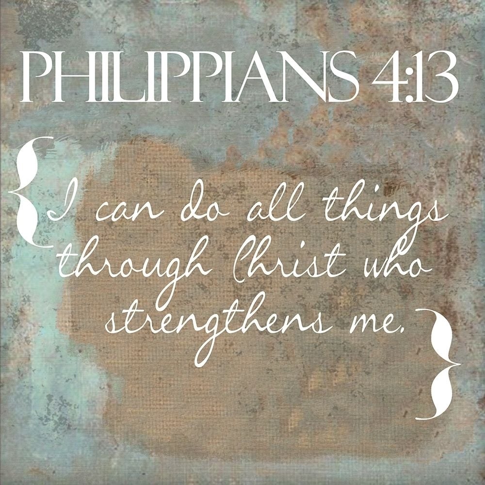 Philippians 4-13 Poster Print by Taylor Greene-VARPDXTGSQ387F1 Image 1