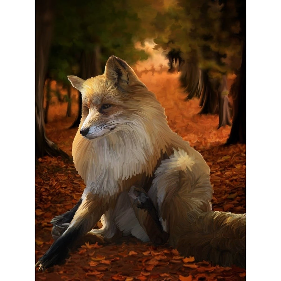 Fall Fox Poster Print - Tina Lavoie-VARPDXTINLAV116976 Image 1