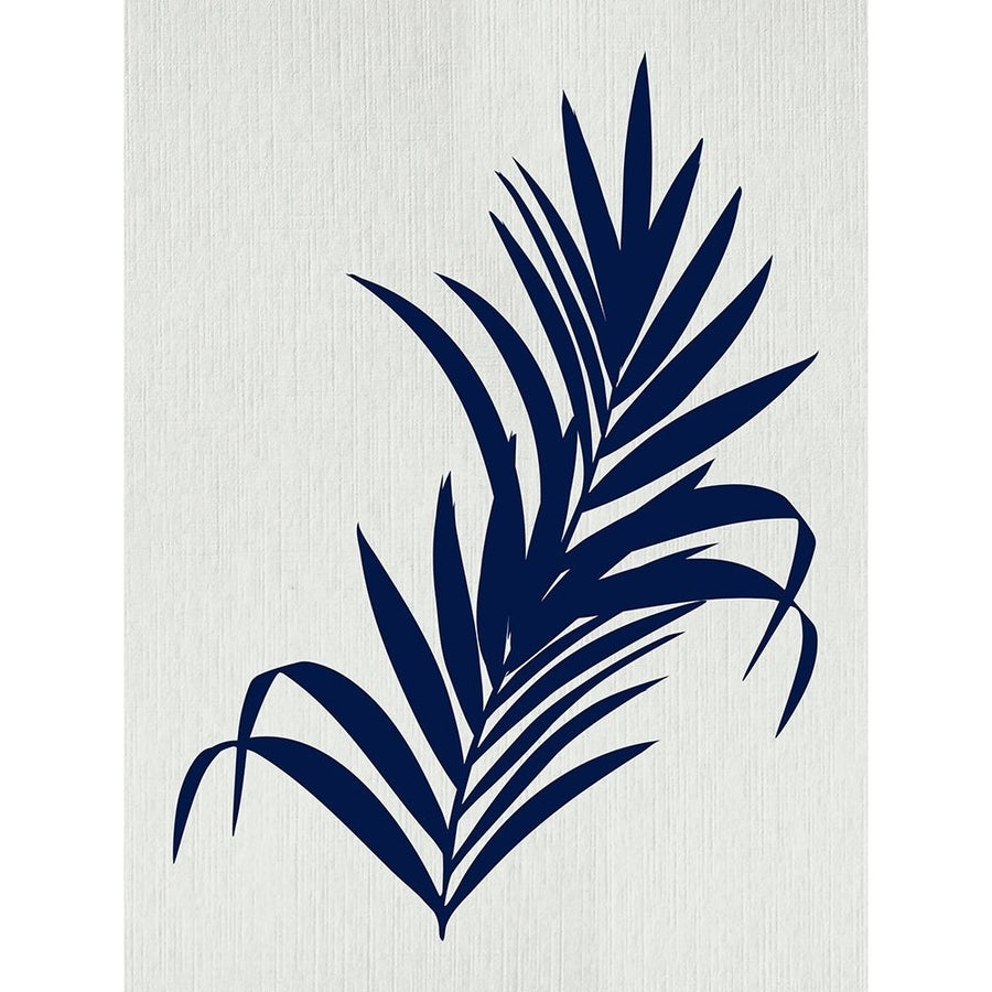 Indigo Palm Leaves Botanical I Poster Print - Tina Lavoie-VARPDXTINLAV264621 Image 1