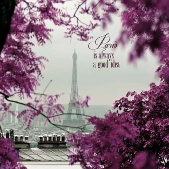 Through The Paris Foliage 2 Poster Print by Tracey Telik-VARPDXTKSQ048A2 Image 1