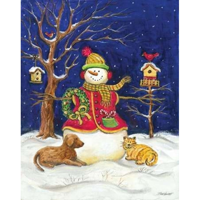 Snowman and Friends Poster Print by Todd Williams-VARPDXTWM117 Image 1