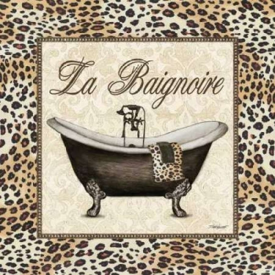 Leopard Bathtub Poster Print by Todd Williams-VARPDXTWM121 Image 2