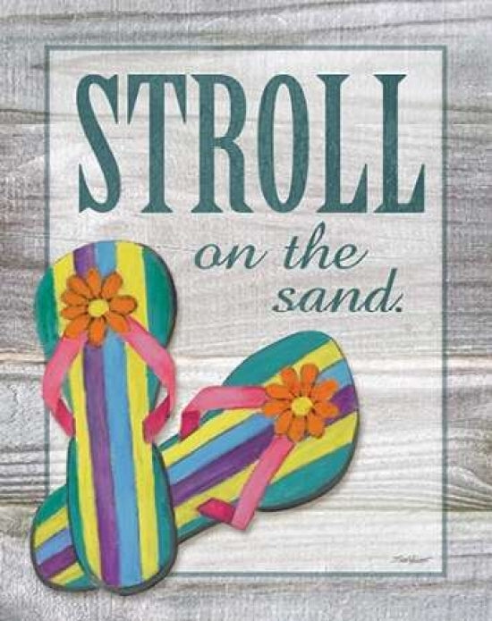 Stroll on the Sand Poster Print by Todd Williams-VARPDXTWM136 Image 1