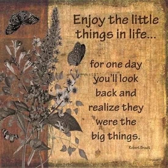 Enjoy Little Things Poster Print by Todd Williams-VARPDXTWM131 Image 1