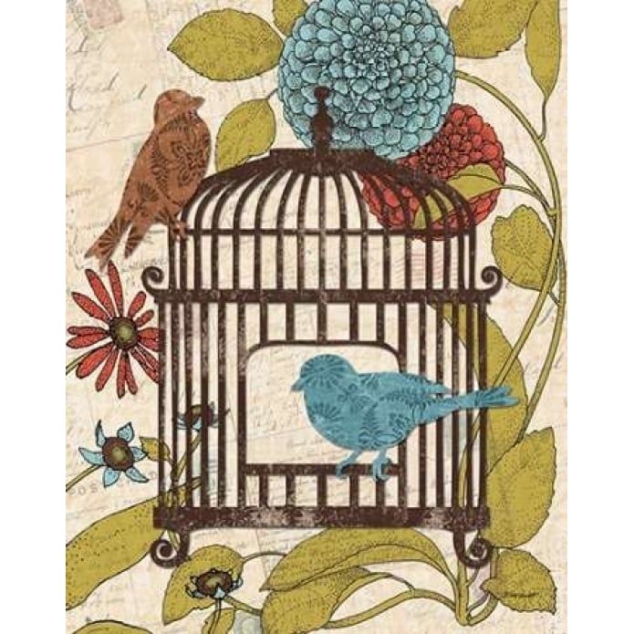 Birds and Blooms IV Poster Print by Todd Williams-VARPDXTWM180 Image 2