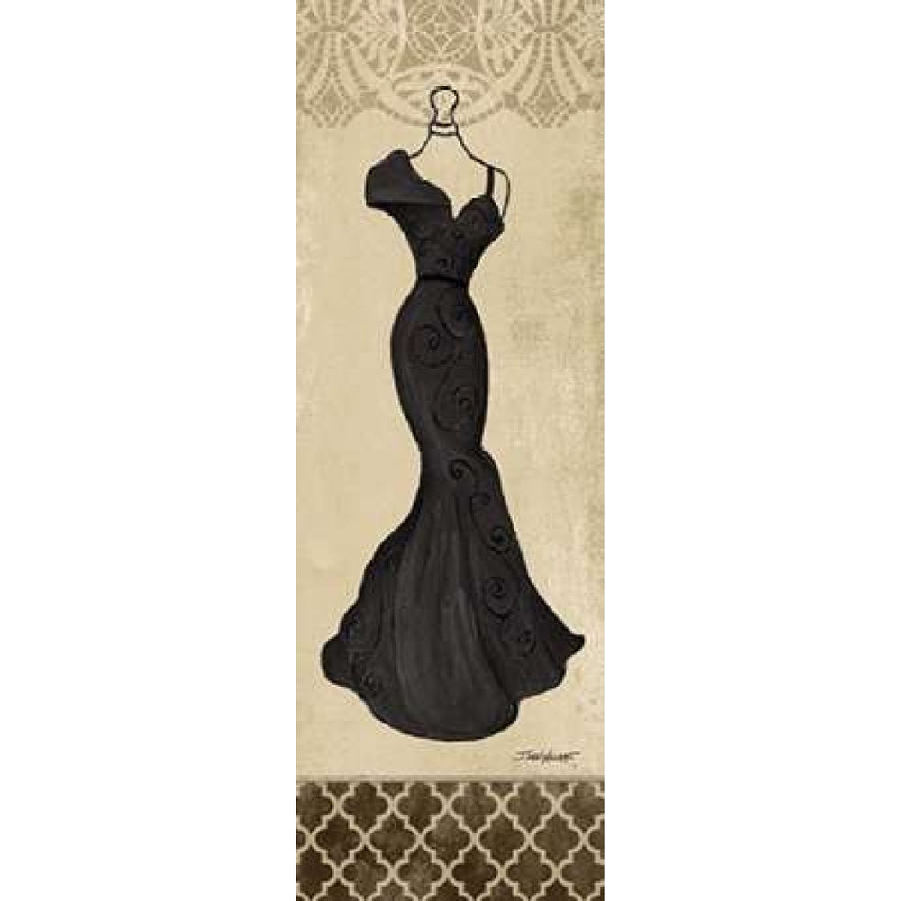 Black Fashion Dress III Poster Print by Todd Williams-VARPDXTWM243 Image 2