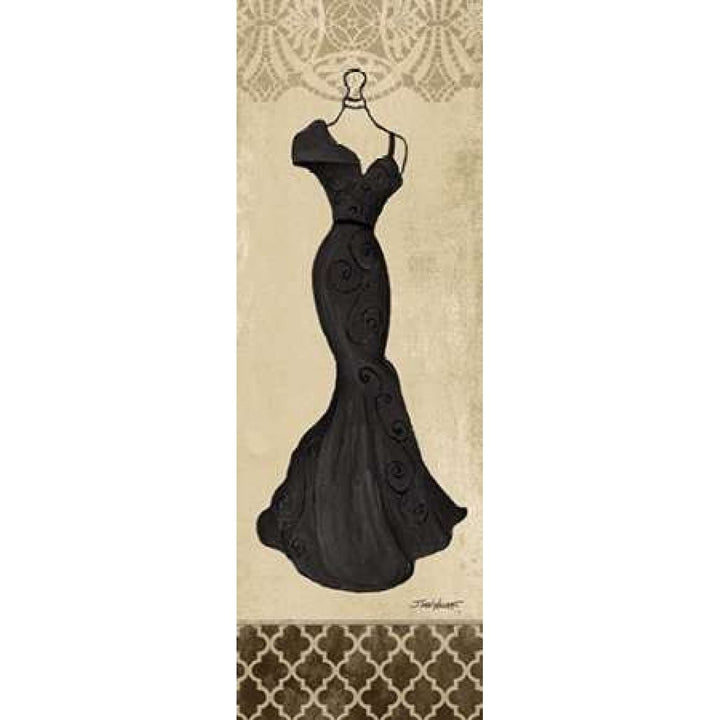 Black Fashion Dress III Poster Print by Todd Williams-VARPDXTWM243 Image 1